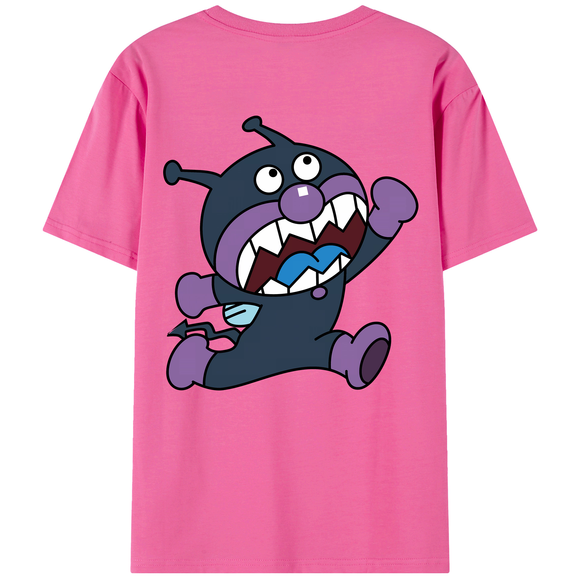 （画像用） アンパンマン Anpanman レディース半袖Tシャツ(バックプリント)